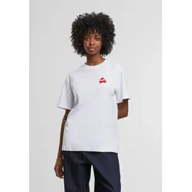 miss tee Heart Cherries EMB | Weiß - M