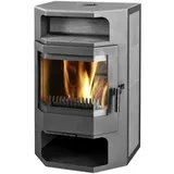 THORMA Frankfurt Stahl Grau/Abdeckplatte Speckstein