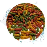 Warnick ́s Tierfutterservice Warnick ́s Premium Teichsticks 3-farbig - für Koi & Zierfische - 15 Liter - geringe Wasserbelastung