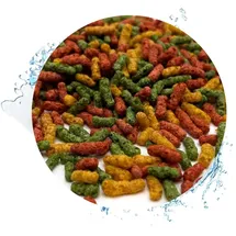 Warnick ́s Tierfutterservice Warnick ́s Premium Teichsticks 3-farbig - für Koi & Zierfische - 15 Liter - geringe Wasserbelastung