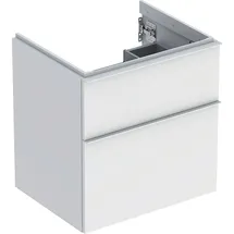 Geberit iCon 59,2x61,5x47,6cm, 2 Schubladen, weiß matt