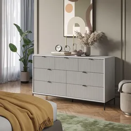 Vicco Eliza 140 x 81 x 42 cm Grau
