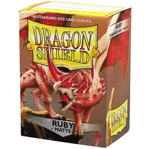 Dragon Shield Matte Sleeves Ruby (100)