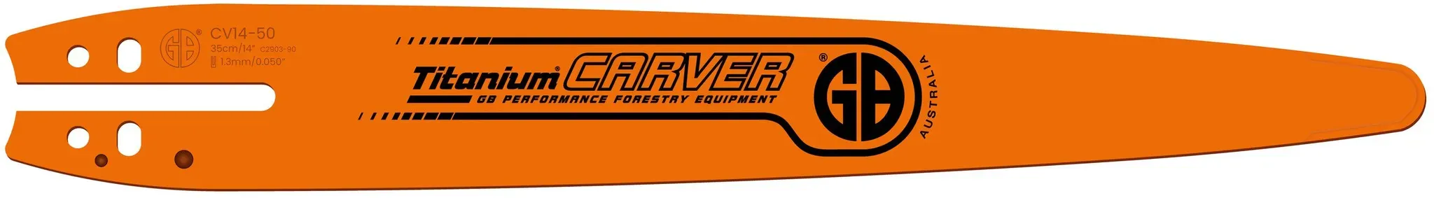 GB Carvingschiene 1,3 mm, Universalaufnahme, 35 cm