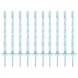ELECTRA Kunststoffpfahl 75 cm Weiß