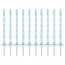 ELECTRA Kunststoffpfahl 75 cm Weiß