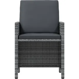 vidaXL Polyrattan Garten-Set 313100 9-tlg. grau