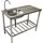 Westerholt Edelstahl Multifunktionswaschtisch 103 x 53 x 57 cm