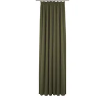 Wirth Vorhang WIRTH "Torbole", grün (moosgrün), B:132cm H:245cm, Baumwolle, Polyester, Gardinen, nach Maß