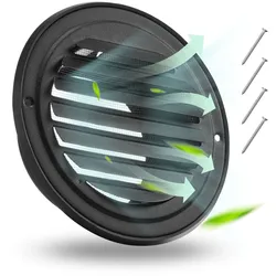 VEVOR Lüftungsgitter Edelstahl Abluftgitter Außengitter Insektenschutz φ148mm