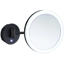 Smedbo Outline Kosmetikspiegel mit LED-Beleuchtung, batteriebetrieben