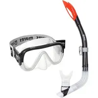 Zoggs Mares - Combo Keewee Splash Schnorchelset black - schwarz