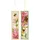 Lanarte Kreuzstich Stickpackung Lesezeichen Rosa Seidendahlie, Marjolein Bastin, 2er-Set, Zählmuster, 6x20cm