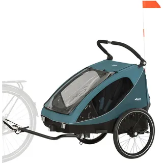 hauck Dryk Duo Kinderanhänger petrol