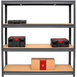 Stier Fachbodenregal Leder 1770x1800x450 mm