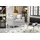 MID.YOU 1,5-Sitzer-Sofa Hera Hellgrau