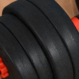 Homcom Hantel-Set Verstellbare Kurzhantel 25 kg Schwarz