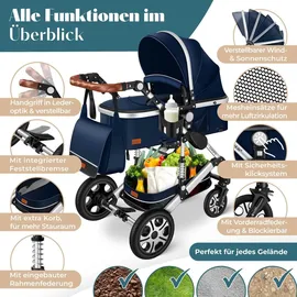 Kesser Loops 3 in 1 blau/silber