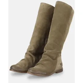 felmini wide fit Stiefel Stiefel Veloursleder - Hellbraun - 41