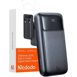 Mcdodo Power Bank Mcdodo MC-0241 Digital Dis 10000mAh, 22,5W (czarny)
