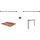 Houe AVANTI Gartentisch 222 x 98 x 75 cm Schwarz/Silber