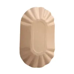 NATURESTAR Pappschalen, oval 415175 , 1 Packung = 250 Stück, 110 x 195 x 32 mm