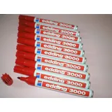 edding 3000 Permanentmarker rot 1,5 - 3,0 mm