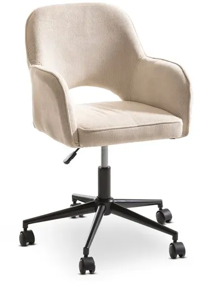 BOOOM Drehstuhl Fidenza Cord Beige