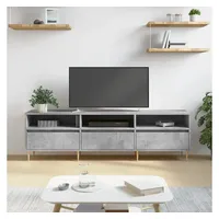 Furnicato TV-Schrank Betongrau 150x30x44,5 cm Holzwerkstoff