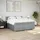 vidaXL Boxspringbett 180 x 200 cm Hellgrau