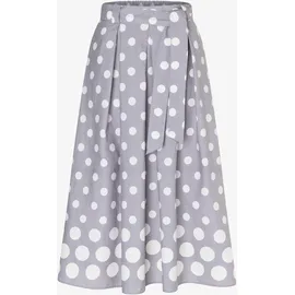 More & More Maxirock Damen Gepunktet Grau 36