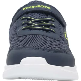 KangaROOS "K-ETK POSSUM EV", Mädchen, Gr. 33, blau (dk navy, sulphur spring), Mesh, Synthetik, Schuhe Sneaker