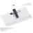 Europel Namenschild mit Kombiklemme 75x40mm / 24 Stück transparent