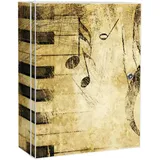 Banjado XXL Medizinschrank Abschliessbar 35x46x15cm Arzneischrank Weiß Aus Metall Mit Motiv Music