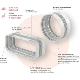 Silverline F-RBH 150 Rohrbogen horizontal 90°