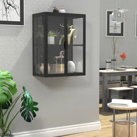 VCM Hängevitrine Flokas schwarz ¦ Maße cm B: 60 H: 80