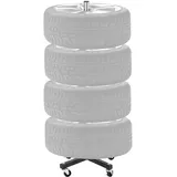 Vevor Reifenlagerregal für 4 Reifen mit Felgen, max. Tragkraft 100 kg, für Reifenbreite bis 225 mm