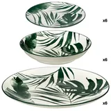 SECRET DE GOURMET Geschirr-set Palme, 18-teilig