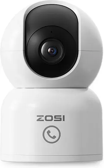 ZOSI C518 2 MP Innen-Überwachungskamera – 360° Schwenk-/Neigefunktion, Baby- & Hundekamera, Dualband-WLAN (2,4 GHz/5 GHz), Haustierkamera mit App, intelligente Personenerkennung, 2-Wege-Audio, Cloud- & lokaler Speicher, 1 Stück