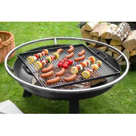 Cook King Feuerschale PORTO Ø 70 cm Schwarz