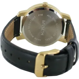 MVMT Signature Gold/Black Leder 38 mm MF01-GBL