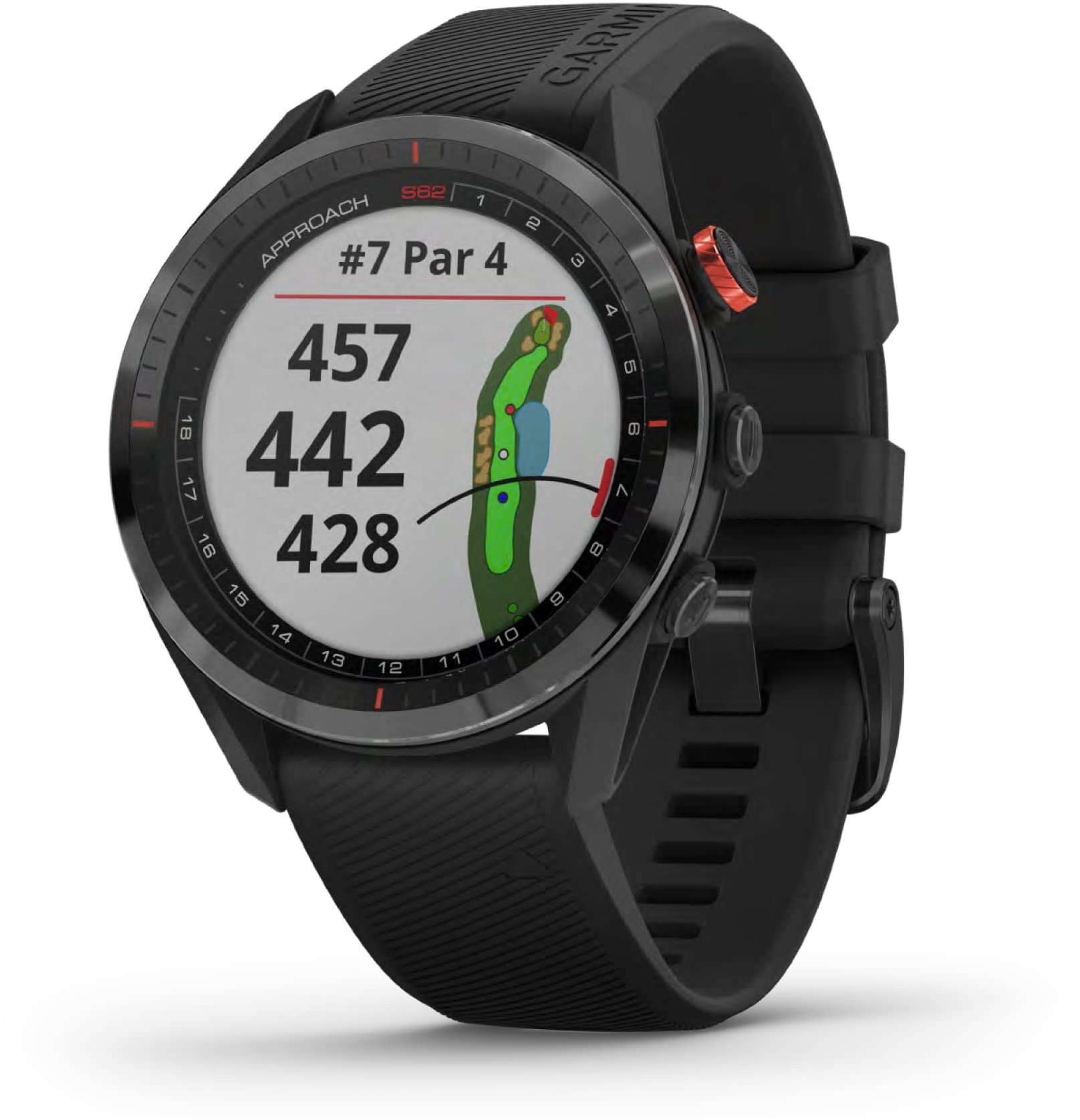 Garmin Approach S62 Smartwatch Golf, 010-02200-00, schwarz (200)