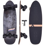 Apollo midi Longboard Surfskate pro Black Marble