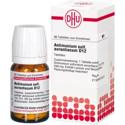 Antimonium Sulfuratum aurantiacum D 12 Tabletten 80 St