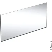 Geberit Option Plus Square Lichtspiegel 135x70x3.5cm, schwarz matt/Aluminium eloxiert