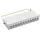 profipatch.com ProfiPatch Cat6a Patchpanel 12 Port Verteilerfeld 1HE grau