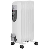 Tronitechnik TroniTechnik® Elektroheizung Ölradiator Öl-Heizung Radiator 3 Heizstufen 7 Rippen Elektrischer Heizkörper Energiesparend