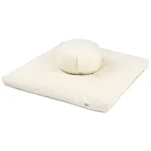 Bodhi Medi-Set Eco: Meditationskissen Rondo + Zabuton beige No Size