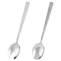 Rösle Salatbesteck Servieren von Lebensmittel, Edelstahl 18/10, spülmaschinengeeignet,