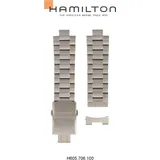 Hamilton Metall Khaki Field Auto Band-set Edelstahl H695.706.100 - silber